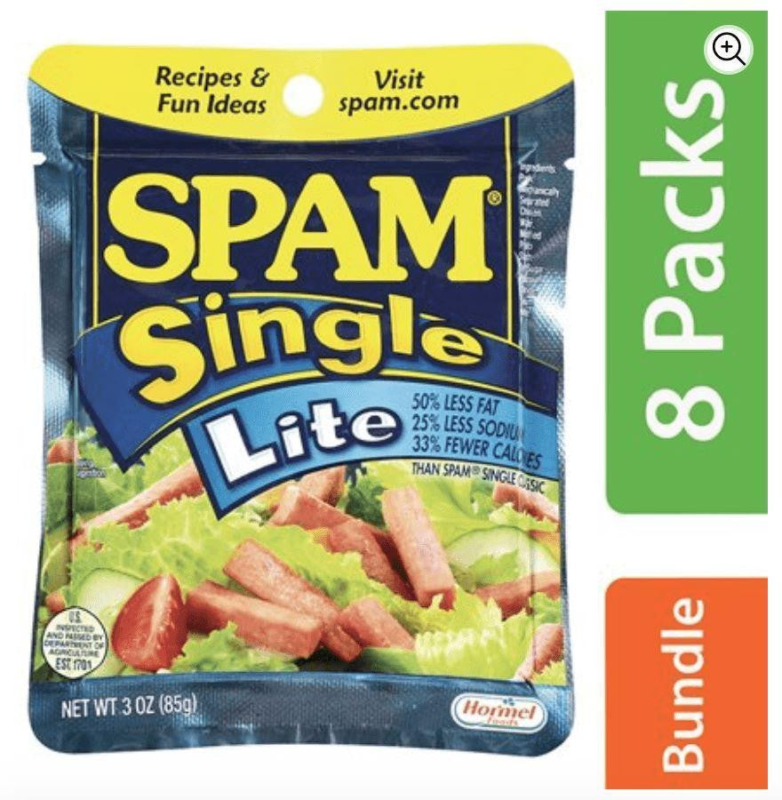 8 Pack Hormel Spam Pouch 2.5oz