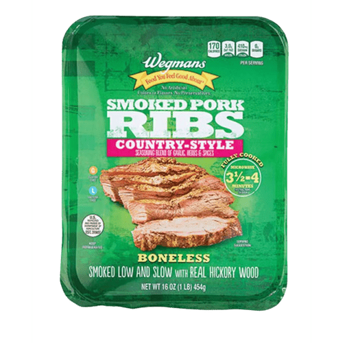 Wegmans Country-Style Smoked Boneless Pork Ribs |Wilson Inmate Package Program