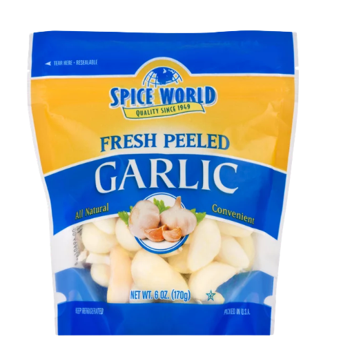 Fresh Peeled Garlic Bag 6oz |Wilson Inmate Package Program 