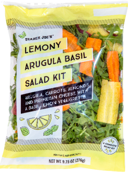 TJ's Lemony Arugula Chopped Salad 12oz |Wilson Inmate Package Program 