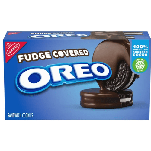 OREO Fudge Covered Chocolate Cookies, 7.9 oz