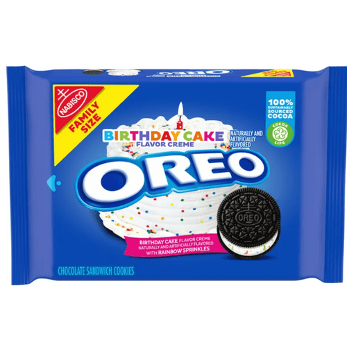 OREO Birthday Cake Chocolate, 17 oz