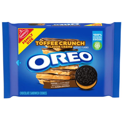 OREO Toffee Crunch Creme w/ Sugar Crystals Chocolate 17 oz