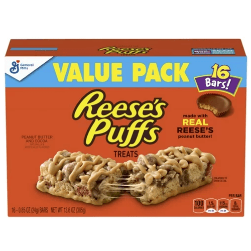 Reese's Puffs Cinnamon Toast Crunch Cereal Bars  28 ct