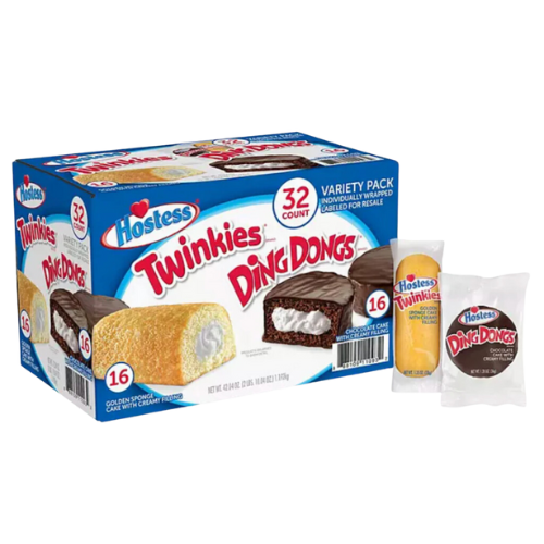 Hostess Twinkies and Ding Dongs Pack, 32ct
