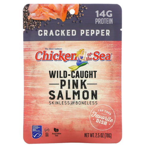 Chicken of the Sea Cracked Pepper Pink Salmon |Wilson Inmate Package Program 