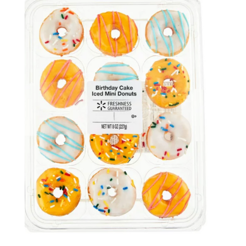 Birthday Cake Iced Mini Donuts |Wilson Inmate Package Program 