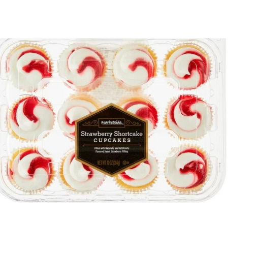 Strawberry Shortcake Mini Cupcakes, 10 oz, 12 Count |Wilson Inmate Package Program 