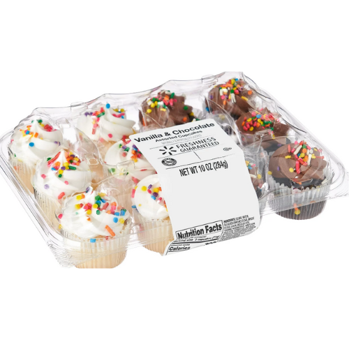 Vanilla & Chocolate Cupcakes, 10 oz, 12 Count |Wilson Inmate Package Program 