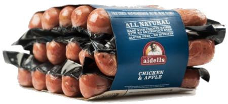 Aidells ABF Chicken Apple Sausage, 3lbs Fully Cooked Jumbo Pk
