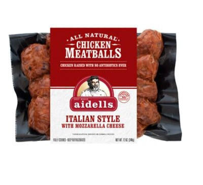 Aidells Chicken Meatballs Italian Style w/Mozzarella