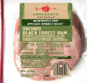Applegate Organic Black Forest Sliced Ham