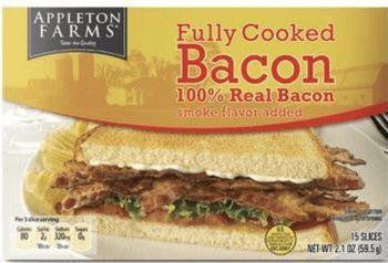 Appleton Farms Fully Cooked Bacon 2.25oz