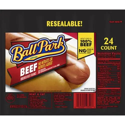 Ball Park All Beef Franks 24ct