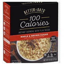  Better Oats Organic Instant Hot Cereal (Brown Sugar) 