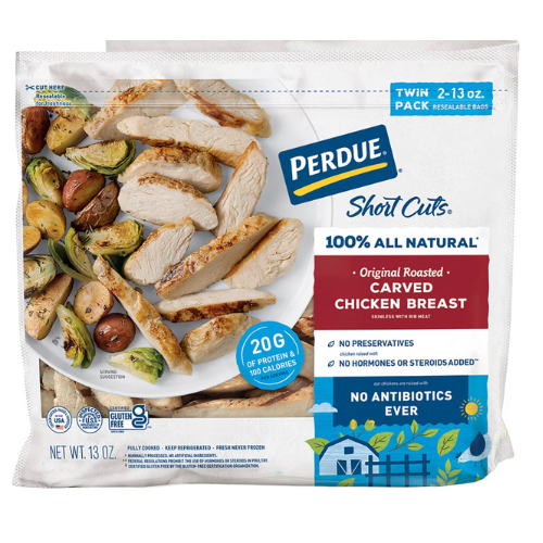 Perdue Short Cuts Carved Chicken Breast, 2 pk.