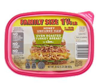 Budding Honey Ham and Turkey Breast 2pk