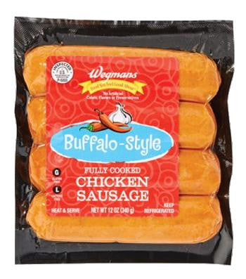 Buffalo-Style Fully Cooked Chicken Sausage