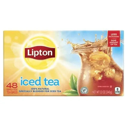 California Inmate Packages Lipton Unsweetened Black Iced Tea Bags 48 ct