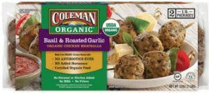 Coleman Organic Meatballs