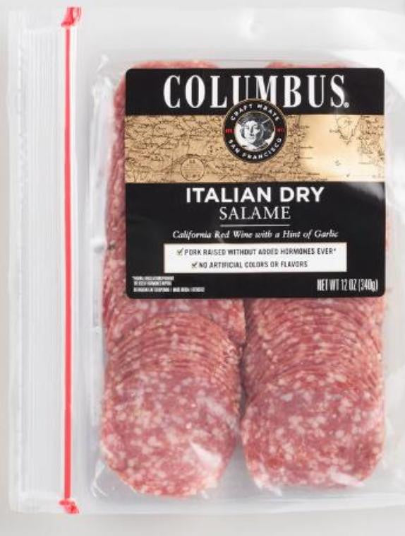 Columbus Italian Dry Sliced Salami 12oz