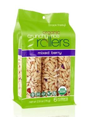 Crunchy Rice Rollers, Mixed Berry 6 Ct