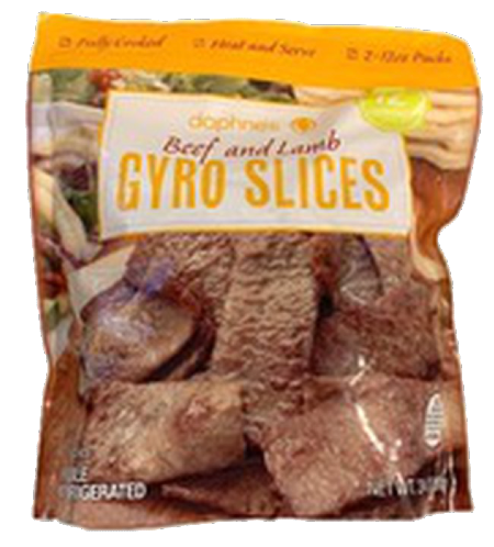 Beef & Lamb Gyro Slices, 1.5lbs! (Fully Cooked)