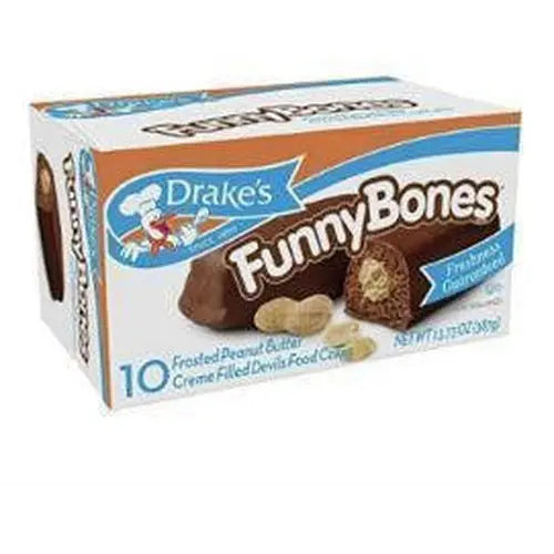 Drakes Funny Bones 13.03 oz, 10 Count