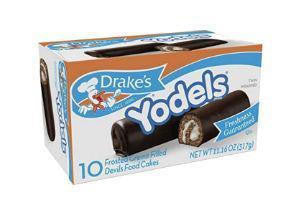 Drakes Yodels Devils Food Cakes, 11 oz, 10 Count