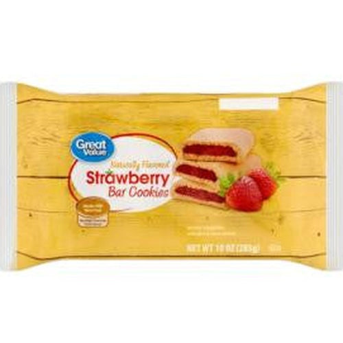 GV Strawberry Bar Cookies, 10 oz