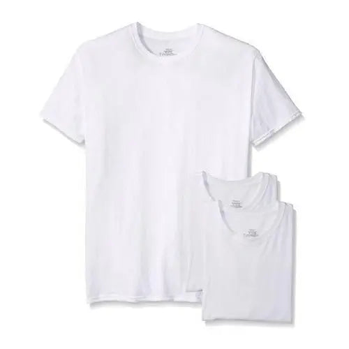 Hanes Mens 3-Pk Crew Neck T-Shirt