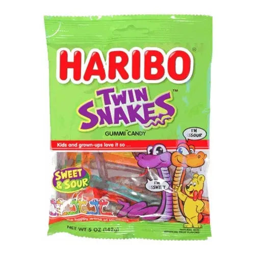 Haribo Gummi Twin-Snakes 5oz