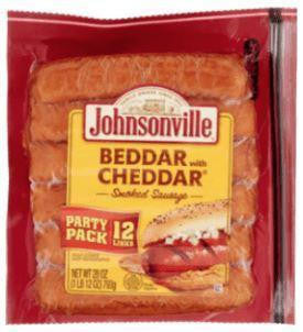 Johnsonville Beddar w/ Cheddar Smoked Sausage
