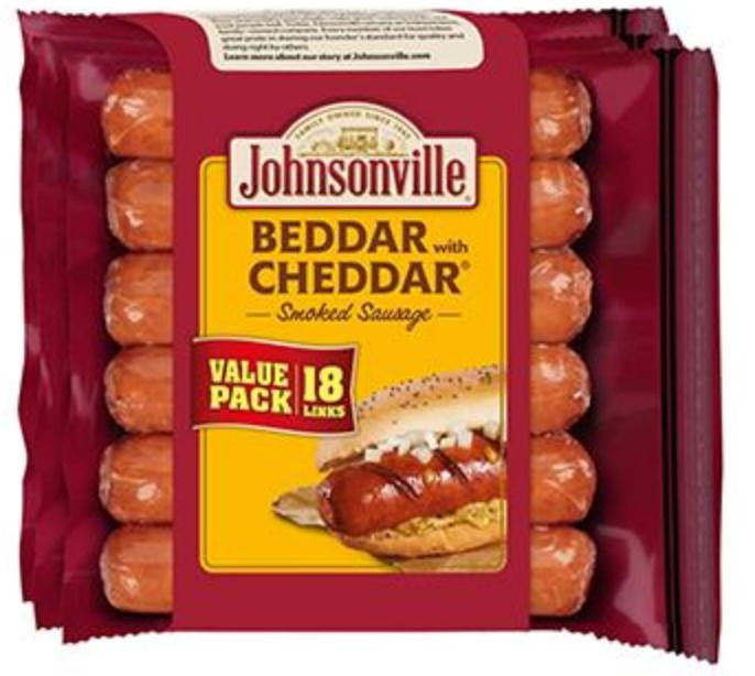 Johnsonville Beddar with Cheddar Smoked Sausage, 3pk