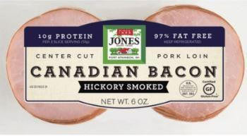 Jones Dairy Farm Canadian Bacon 10ct