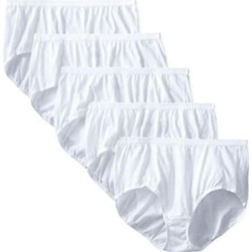 Just My Size 5 Pack Cotton Brief Panty