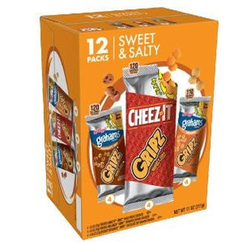 Kelloggs Gripz Tiny Baked Snack Crackers 12ct