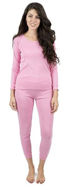 Ladies Pajama Set 100percent Cotton Pink