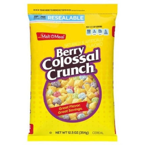 Malt o Meal Berry Colossal Crunch 12oz