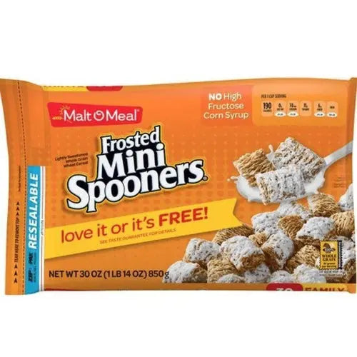 Malt-O-Meal Frosted Mini Spooners 18oz