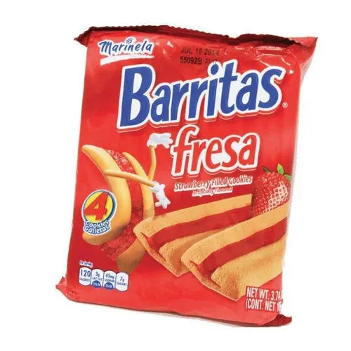 Marinela Barritas de Fresa, Strawberry