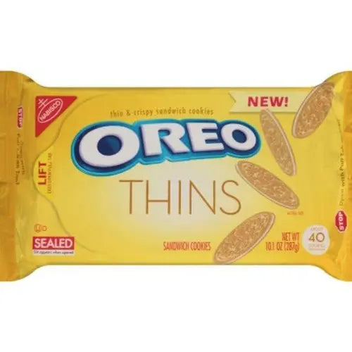 Nabisco Oreo Thins Golden Cookies