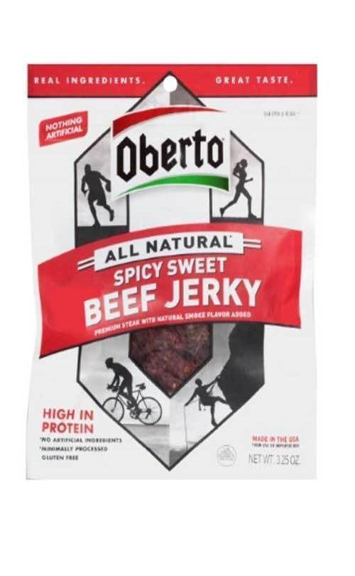 Oberto Spicy Sweet Natural Style 3.25oz