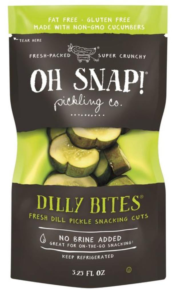 OH SNAP Dilly Bites Pickle Snacking Cuts - 3.25 fl oz