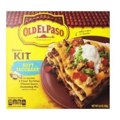 Old El Paso Soft Taco Bake Dinner Kit, 8.4oz