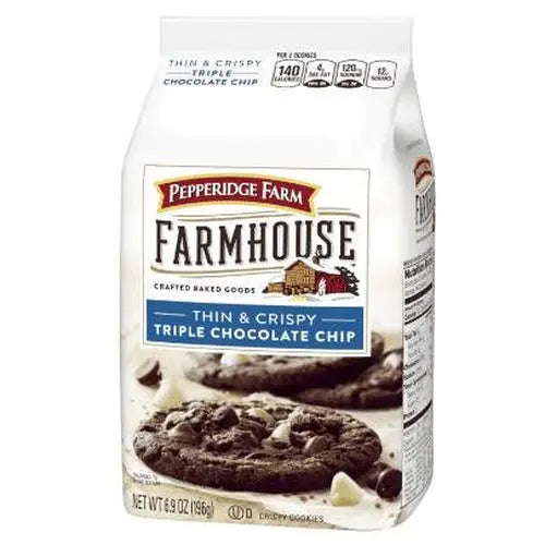 Pepperidge Farm Thin and Crispy Triple Chocolate Chip Cookies