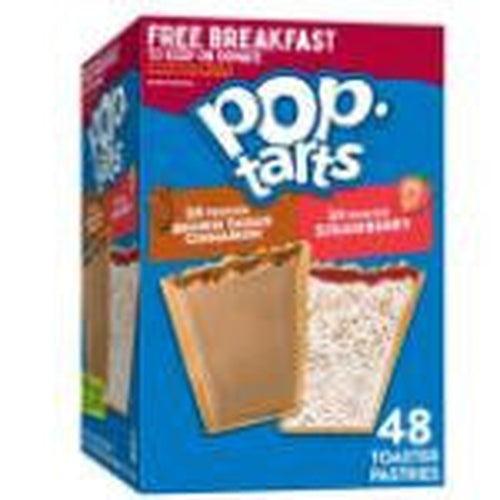 Pop-Tarts Toaster Pastries, Variety Pack, 48 Ct, 5lbs 1.2 Oz, Box