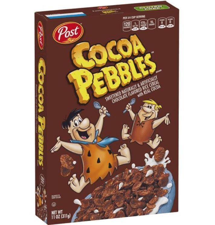 Post Cocoa Pebbles Cereal, Chocolate 15oz