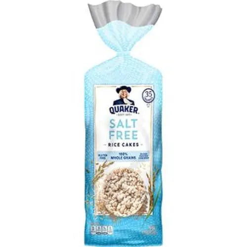 Quaker Rice Cakes, Salt Free 4.2oz