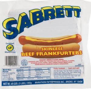 Sabrett Beef Cocktail Franks 14oz